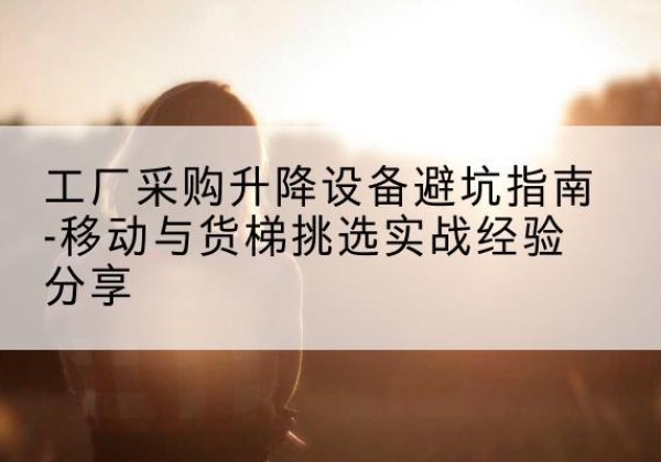 寿县移动式升降机怎么选-工厂采购升降设备避坑指南-移动与货梯挑选实战经验分享